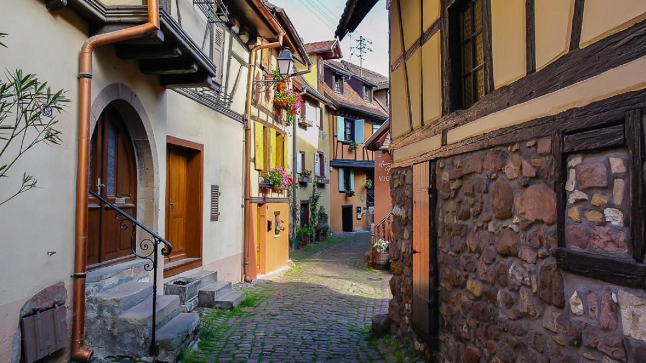 La Legende Des 2 Pierres Lägenhet Eguisheim Exteriör bild